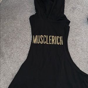 Muscle tank hoodie